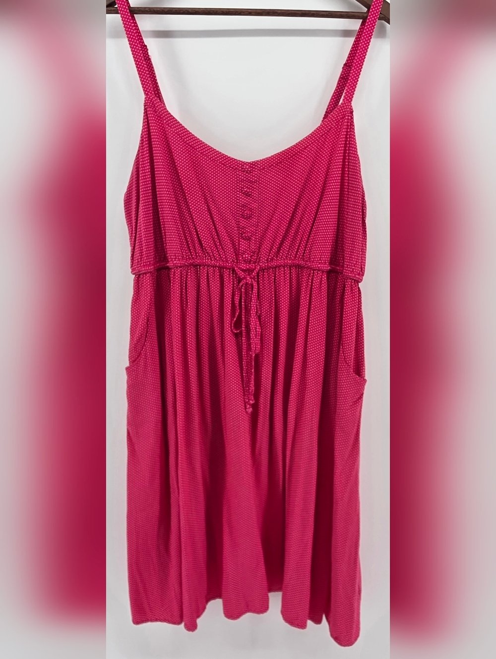 Torrid Pink Polka Dot Sundress Babydoll Cami Dress – Size 3X